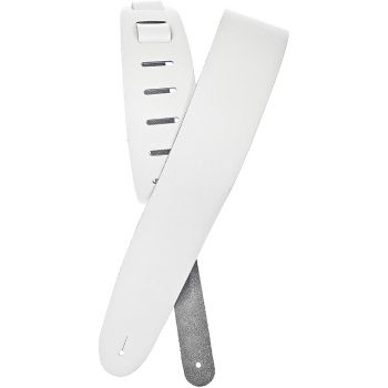 Planet waves 25bl02 correa para guitarra basic leather white