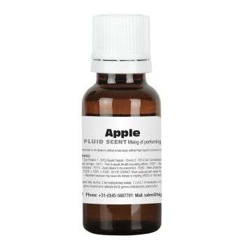 Showtec fog fluid esencia de manzana para máquina de niebla 20ml