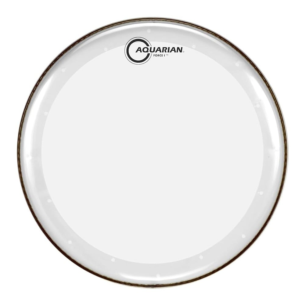Aquarian Drumheads FORCE I CLEAR BD 24 FB24 Parche para Bombo FORCE I CLEAR BD 24 FB24