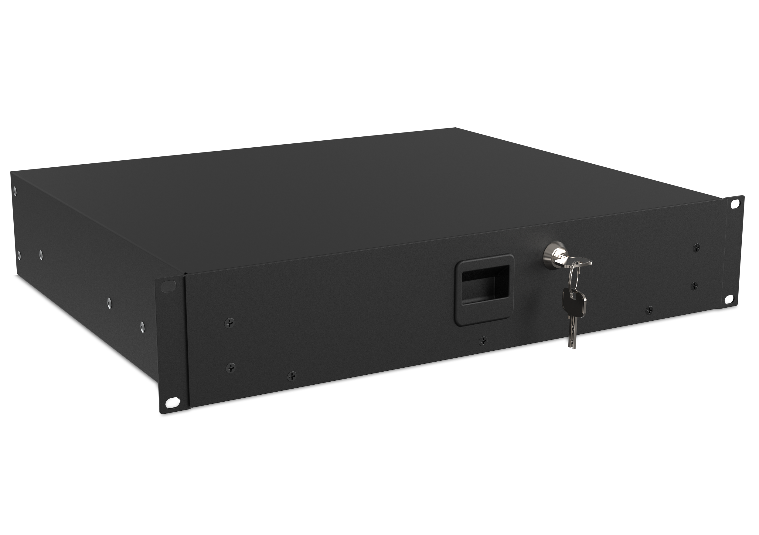 Audibax Pro Rack Drawer 2U 370 K Cajón con Llave para Rack Pro Rack Drawer 2U 370 K
