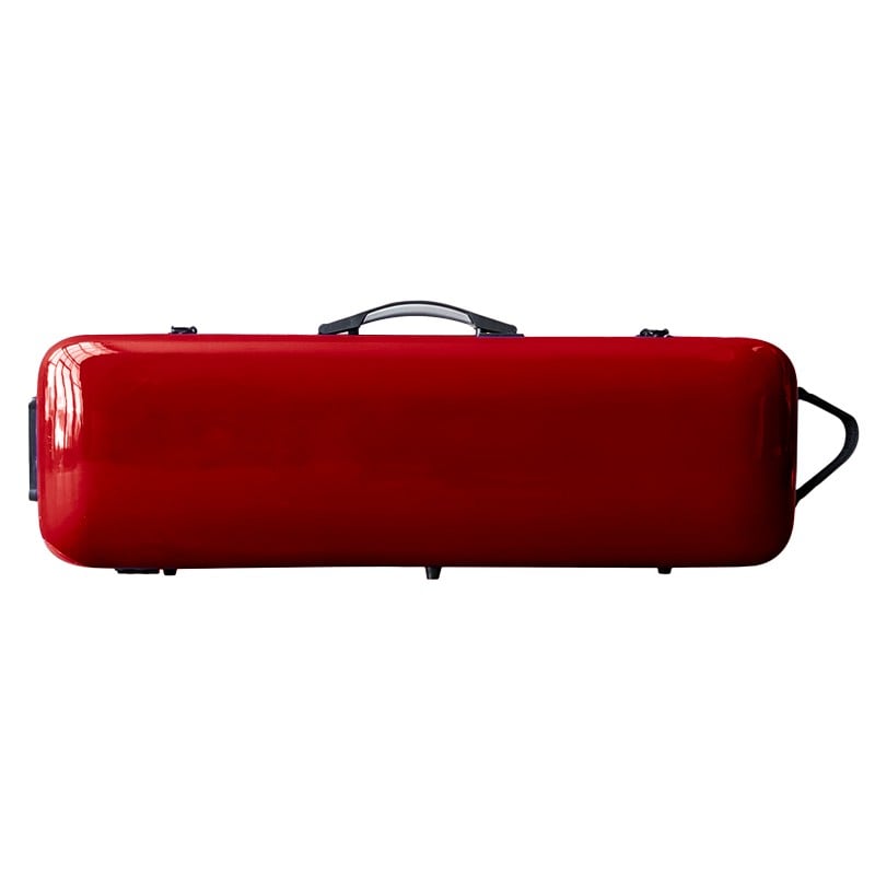 Rapsody Estuche de violín rectangular Rainbow 4/4 Red Rojo ACEVIRARER