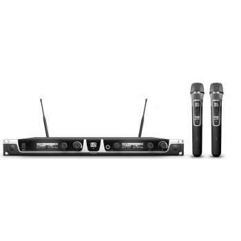 Ld sytems u506 hhc 2 micrófono inalámbrico doble de mano