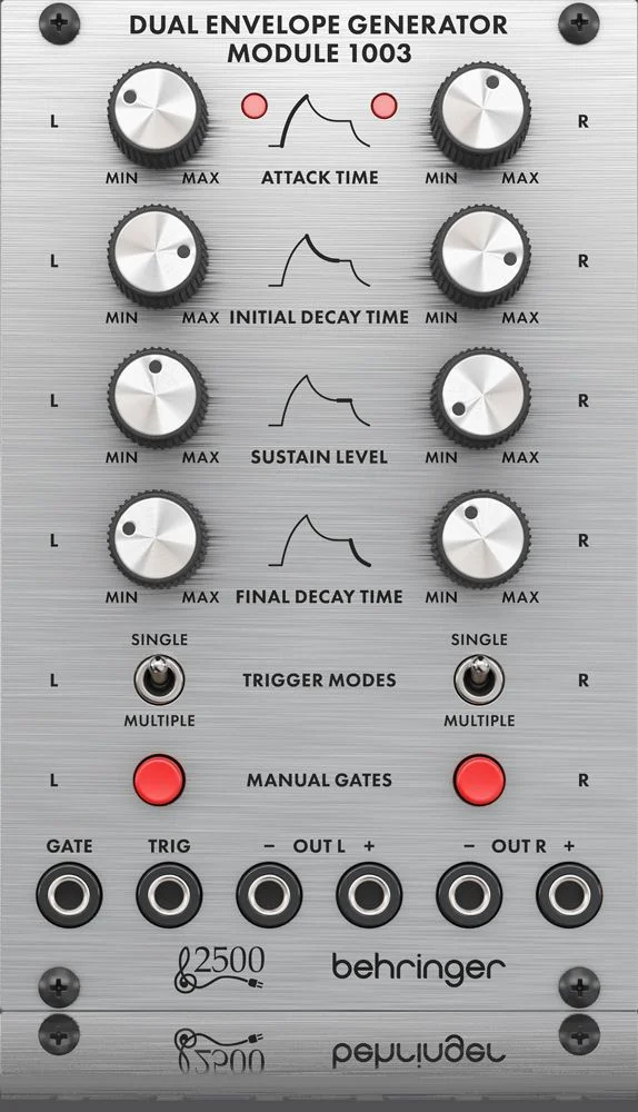 Behringer Dual Envelope Generator 1003 Modulo Eurorack DUAL ENVELOPE GENERATOR MODULE 1003