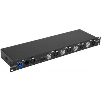 Eurolite divisor de potencia dmx 4x4 xlr de 3 pines