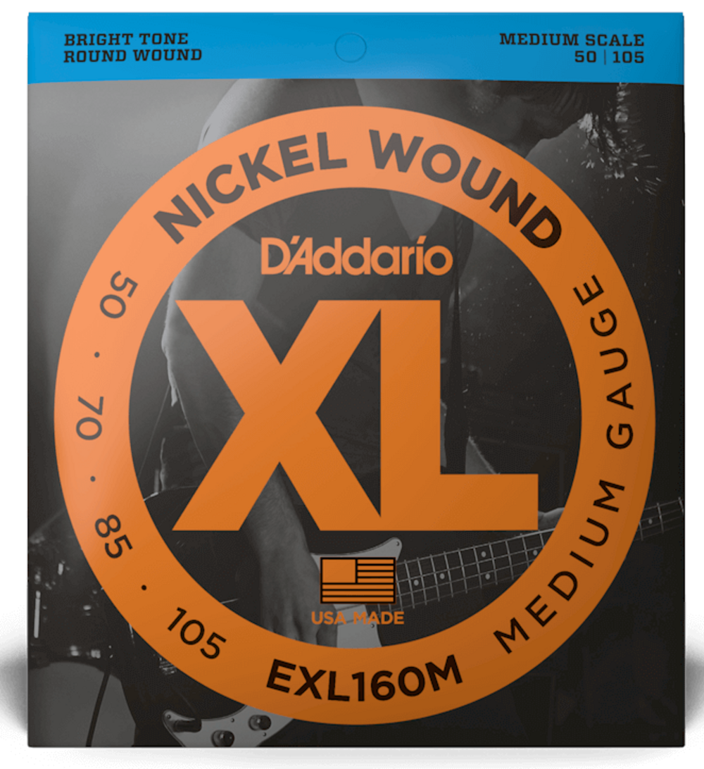 D Addario EXL160M Cuerdas de Bajo de Escala Media EXL160M