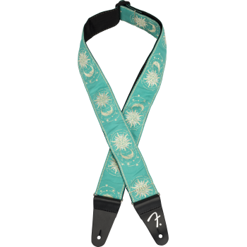 Fender american vintage ii sun strap sea foam green correa guitarra