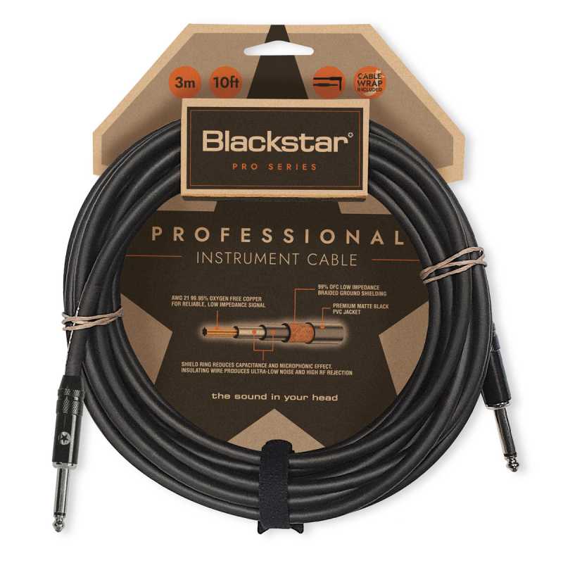 Blackstar BS-CABLE-PRO-3M-SS Cable de Instrumento 3 metros BS-CABLE-PRO-3M-SS