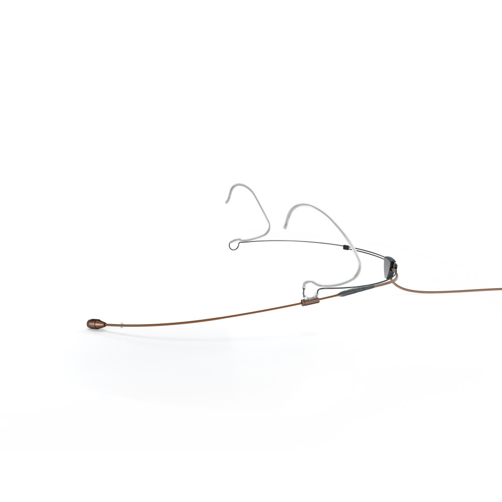 DPA 4466-OP-R-C90 Micro omni, diadema basculable, cápsula 5mm CORE+. Marrón. Microlock. 4466-OP-R-C90