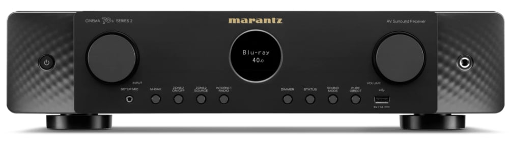 Marantz Cinema 70SS2-N1B Black Receptor AV Slim de 7.2 canales Marantz Cinema 70SS2-N1B Black Receptor AV Slim de