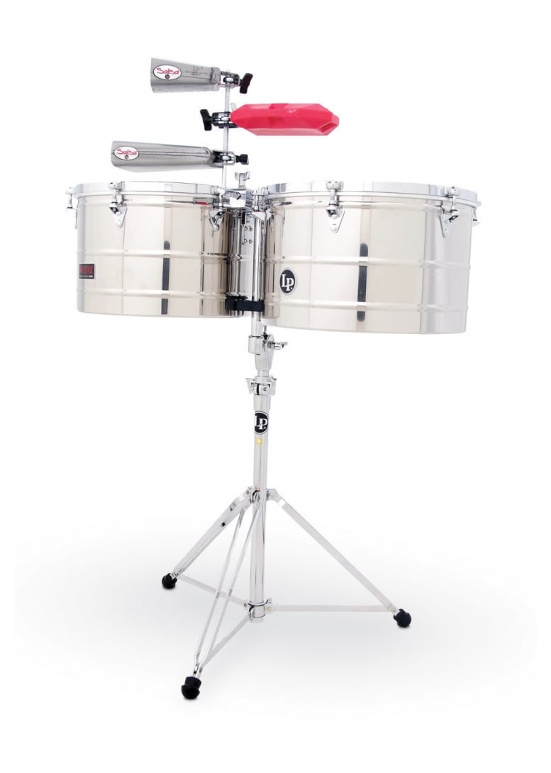 LP Timbales Prestige Thunder Timbs Acero inoxidable, LP1516-S Timbales Prestige Thunder Timbs Acero inoxidable