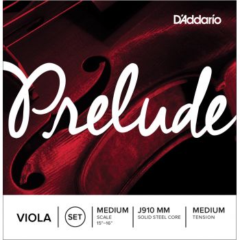 D´addario j910 juego de cuerdas para viola escala media, tensión media