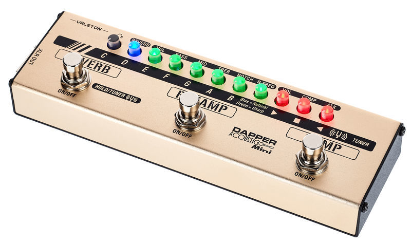Valeton Dapper Acoustic Mini Pedal de Efectos MES-4