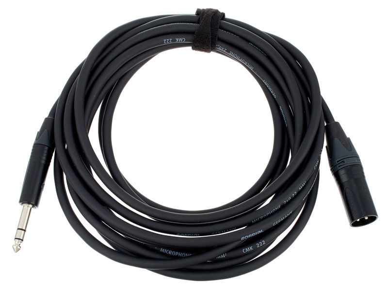 Cordial CPM 5 MV Cable de Jack Balanceado a XLR Macho 5 Metros CPM 5 MV