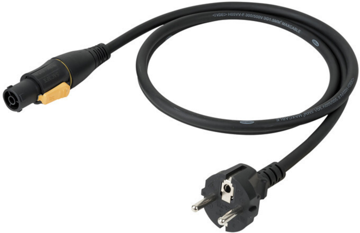 DAP Audio Cable de Alimentación Pro Power True 10m a Schuko - PUR Jacket Cable de Alimentación Pro Power True 10m a Schuko