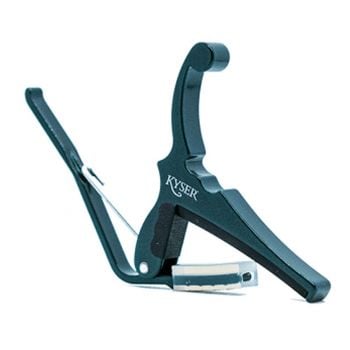 Kyser fender classic capo sheerwood green cejilla guitarra eléctrica/acústica