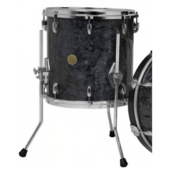 Gretsch drums gbnt1416ftcst094 tom base usa brooklyn 16x14 deep marine black pearl