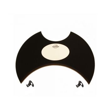 Aquarian drumheads super pad 18 spk18 pad de practicas apagador para bombo