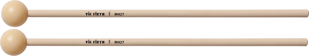 Vic Firth Mazas M427 Vf Teclado Articulate Series Uretano - Medium Hard (1 1/4\" PVFM427