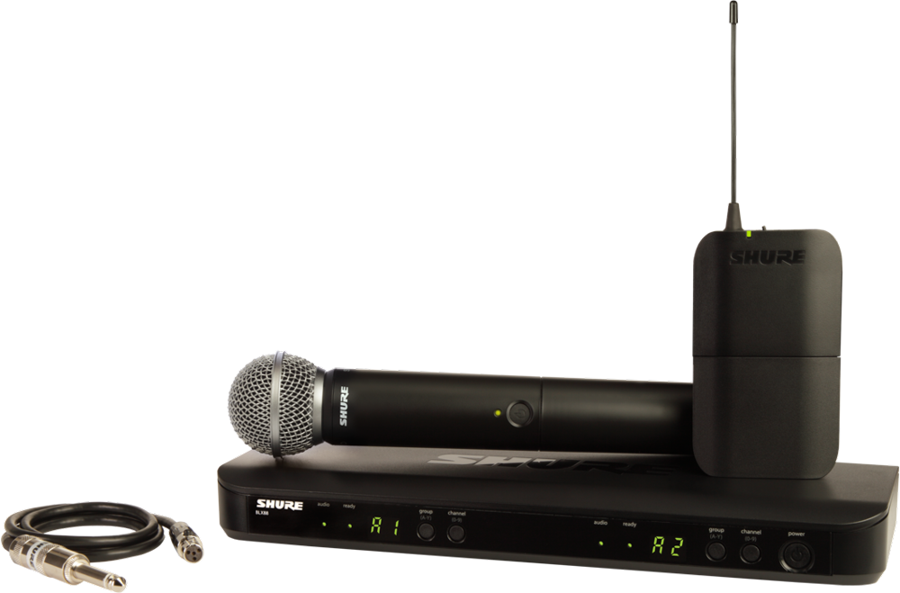 SHURE BLX1288 SM58 H8E Microfono inalambrico Dual de Mano BLX-1288SM58 BLX 1288 SM58