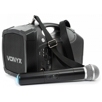 Vonyx st014 megáfono con micro inalambrico uhf y bateria 178866