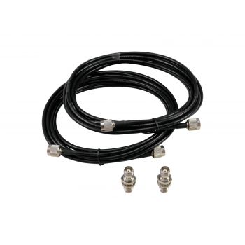 Omnitronic antenna cable tnc set 5 m cable de antena 2 unidades