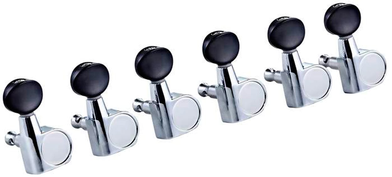Ortega OTMEG6L-CR. Clavijero para Guitarra Cromado OTMEG6L-CR