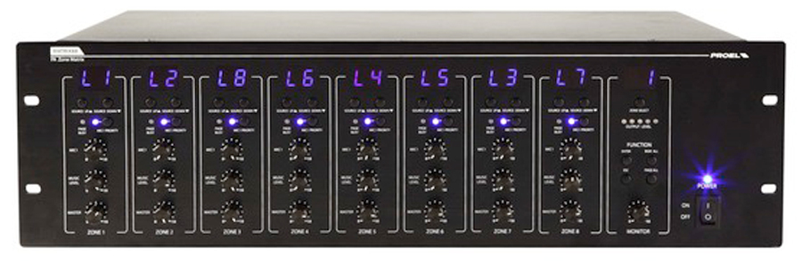 Proel PA MATRIX88. Matriz de 8 Zonas PA MATRIX88