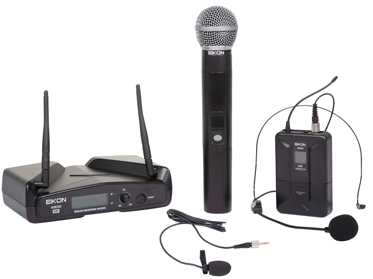 Eikon WM300KIT. Sistema Micrófono Inalámbrico Completo UHF WM300KIT