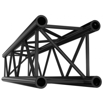 Showtec fq30200hdb straight 2000mm heavy duty black pro-30 square f truss