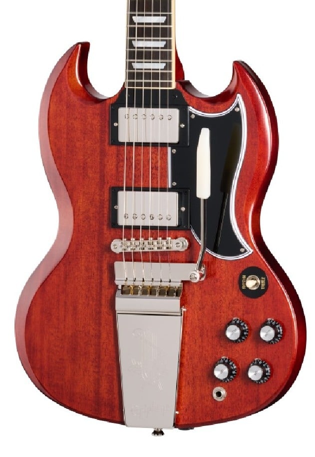 Epiphone 1964 SG Standard with Maestro Vibrola Reissue Guitarra Eléctrica con estuche 1964 SG Standard with Maestro