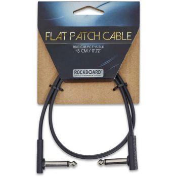 Rockboard flat patch cable black 45 cm