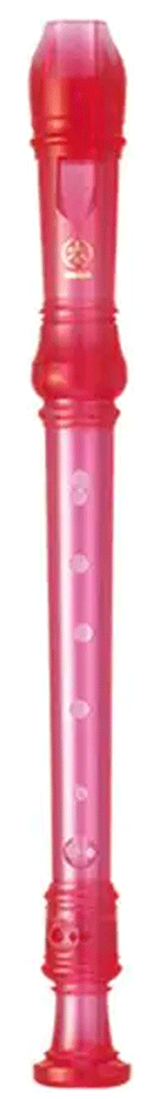 YAMAHA YRS-20GP Flauta Dulce Soprano Translucent Pink YRS-20GP