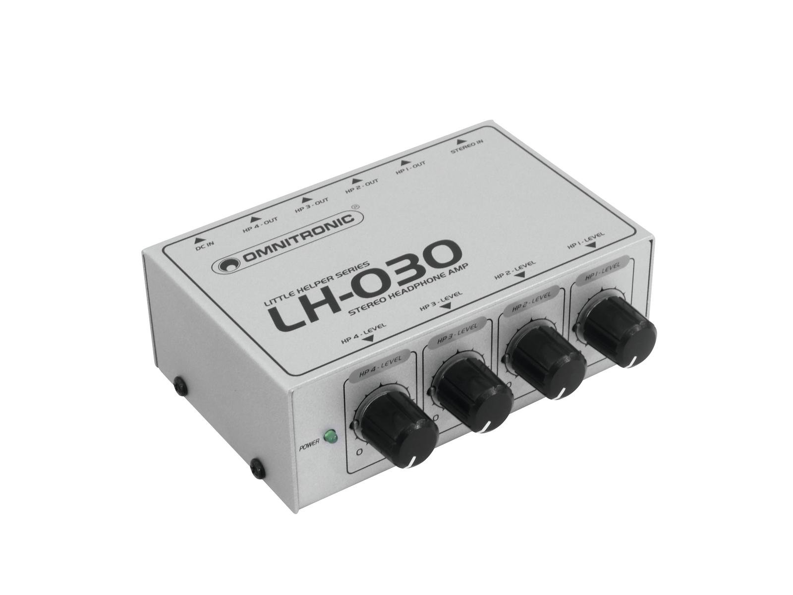 Omnitronic LH-030 Amplificador de Auriculares LH-030