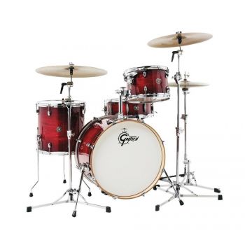 Gretsch drums set de cascos catalina club gloss crimson burst bombo 20 ct1-j404