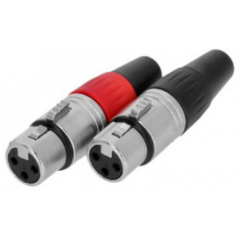 Adam hall 3 star c xf3 par - conector xlr hembra de 3 polos | par