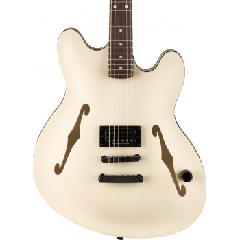 Fender delonge starcaster satin olympic white guitarra eléctrica