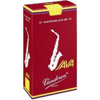 Vandoren caja 10 cañas saxo alto java 3 caja roja