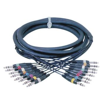 Dap audio fl66 manguera de estudio con 8 jack stereo / 8 jack stereo de 3 metros