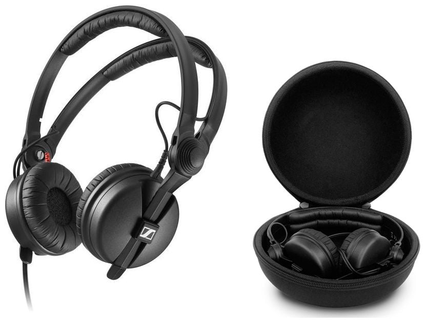 Sennheiser HD 25 Auricular Dj Profesional + Audibax Case Transporte EVA hd25 con transporte