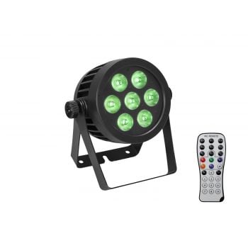 Eurolite led ip par 7x9w scl spot foco ip65