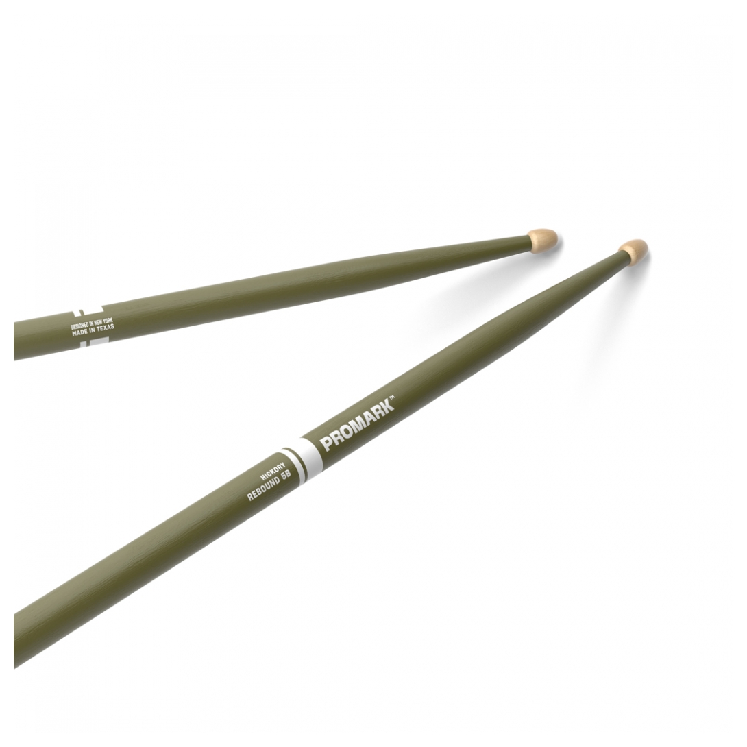 ProMark RBH595AW-GREEN Rebound 5B de bellota. Verde RBH595AW-GREEN