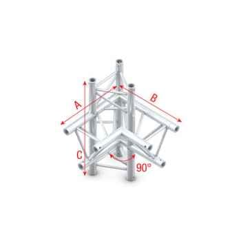 Showtec corner 90 up-down right cruce triangular 4 direcciones ft30014