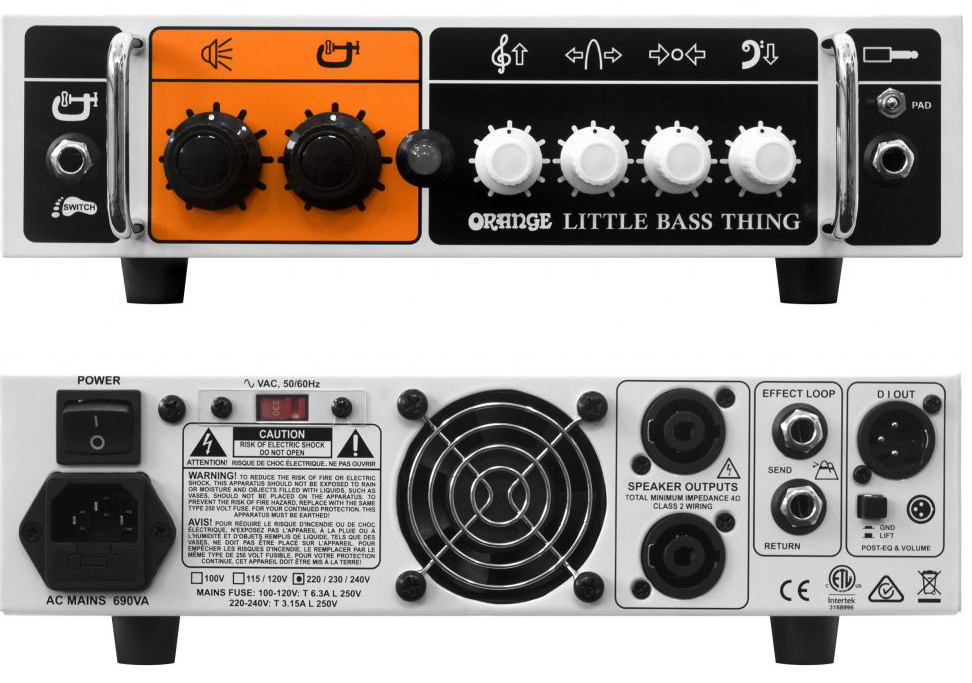 Orange Bass Little Thing Cabezal para Bajo BASS LITTLE THING