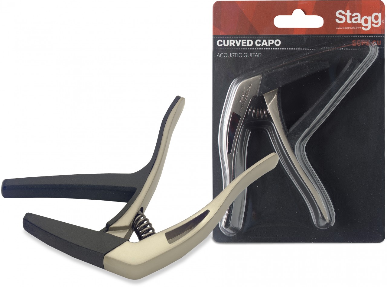 Stagg SCPX-CU BG Cejilla Curvada Guitarra SCPX-CU BG