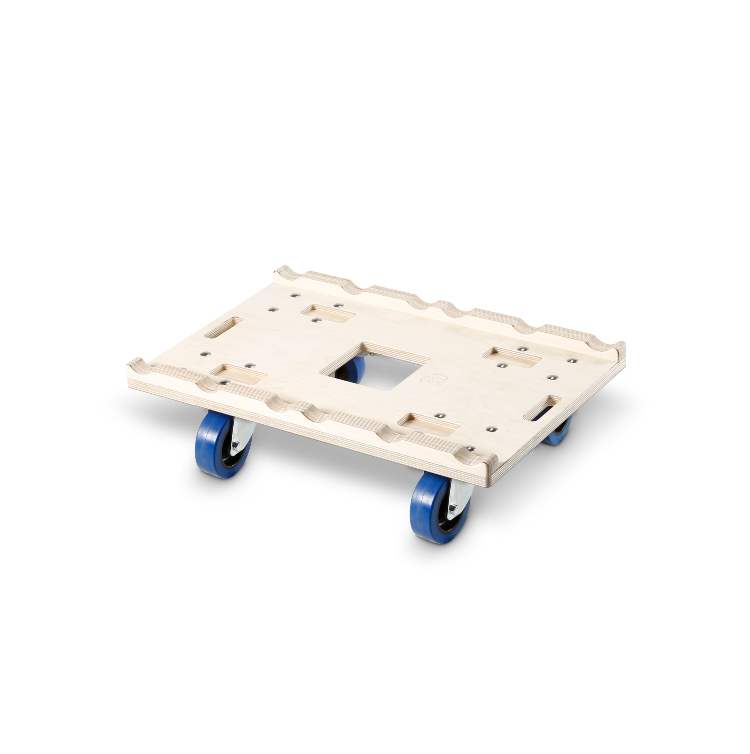 Adam Hall para trusses de 2, 3 o 4 puntos con 29cm de ancho Truss Stacking Board | 4x 100mm Blue Wheels