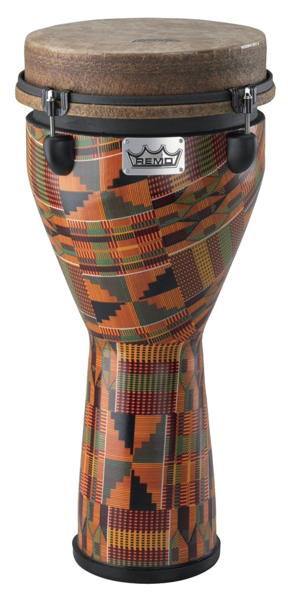 Remo Djembe 16 DJ-0016-PM KInte kloth Djembe Acabado Kinte Kloth Afinación por llav
