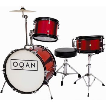 Oqan qpa3 rojo bateria acústica infantil