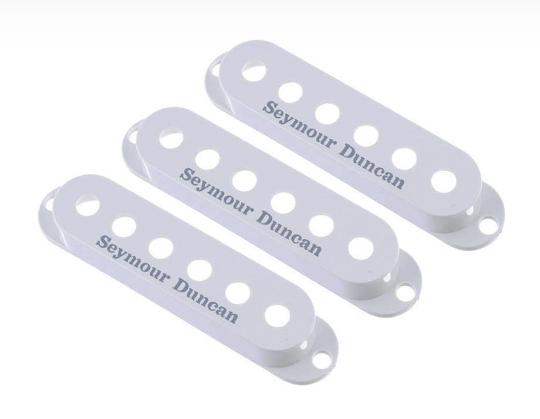 Seymour Duncan Cubrepastillas Classic WHT Logo Pack de 3 unidades Pack de 3 es Cubre Classic W
