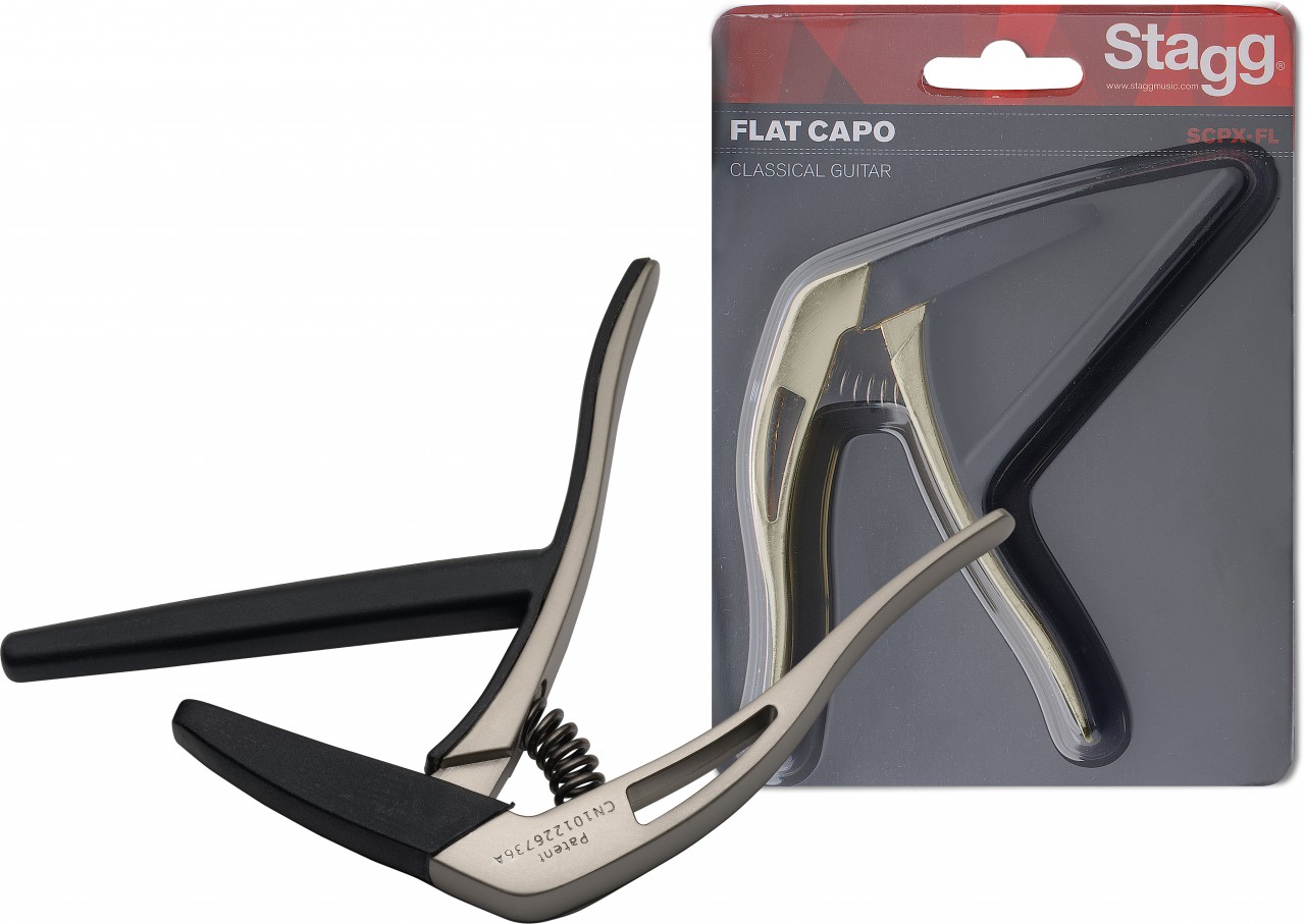 Stagg SCPX-FL BG Cejilla Plana Guitarra Clasica SCPX-FL BG