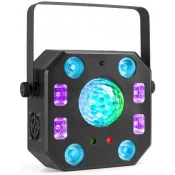 Beamz lightbox5 partyeffect 5 en 1 dmx irc